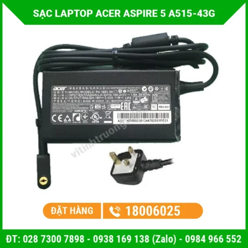 Sạc Laptop Acer Aspire 5 A515-43G