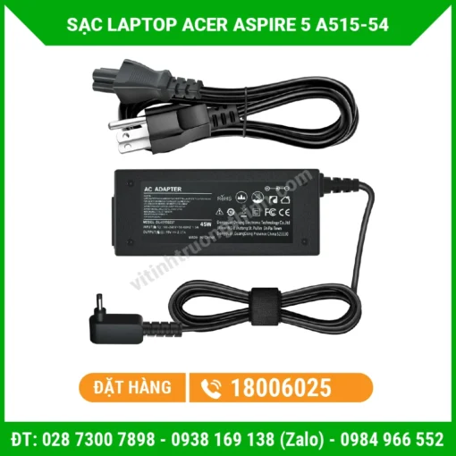 Sạc Laptop Acer Aspire 5 A515-54