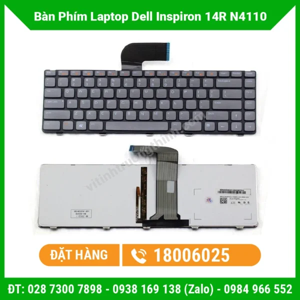 Thay Bàn Phím Laptop Dell Inspiron 14R N4110