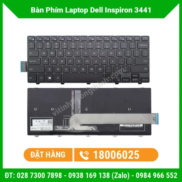 Thay Bàn Phím Laptop Dell Inspiron 3441