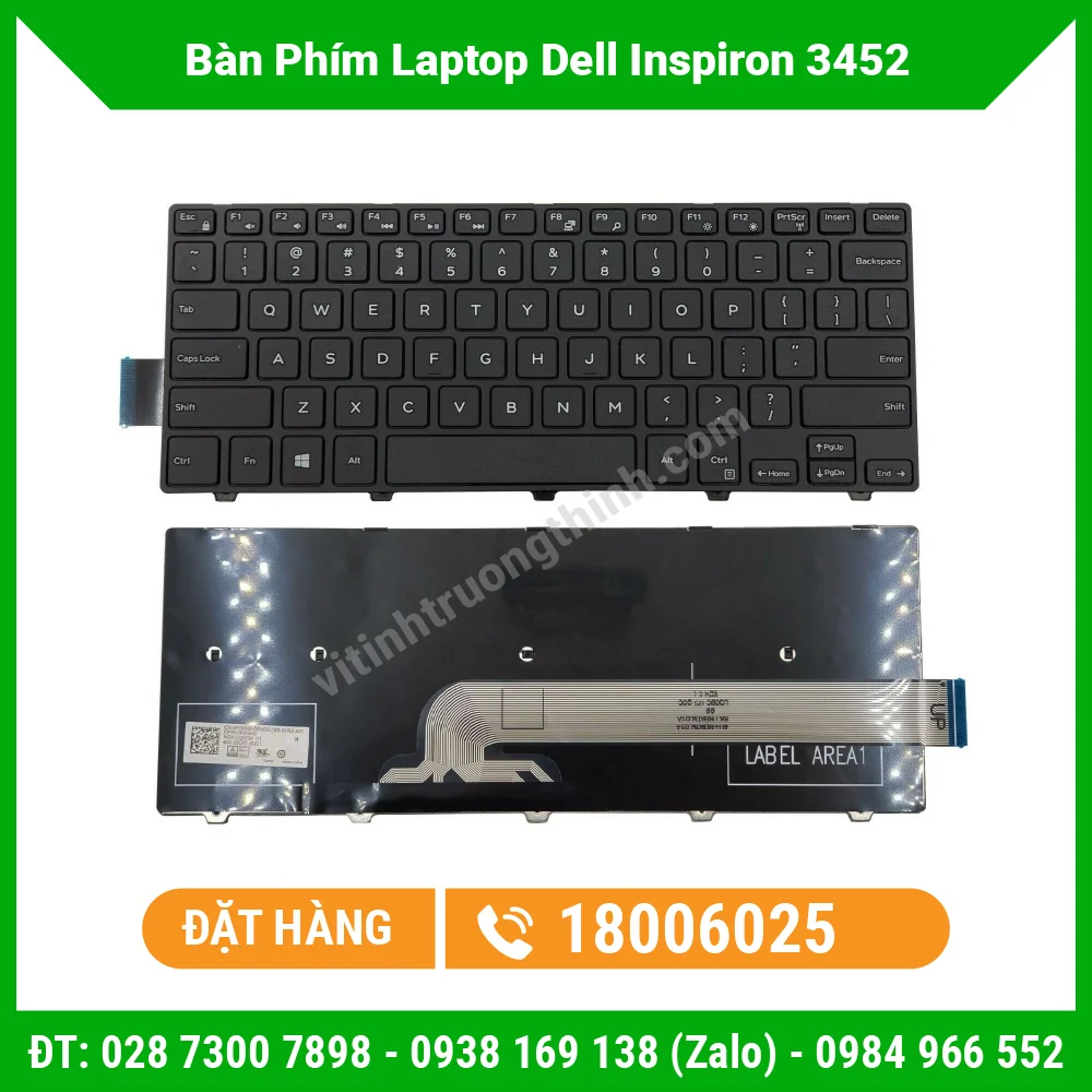 Thay Bàn Phím Laptop Dell Inspiron 3452