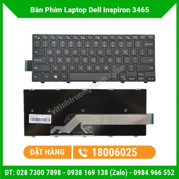 Thay Bàn Phím Laptop Dell Inspiron 3465