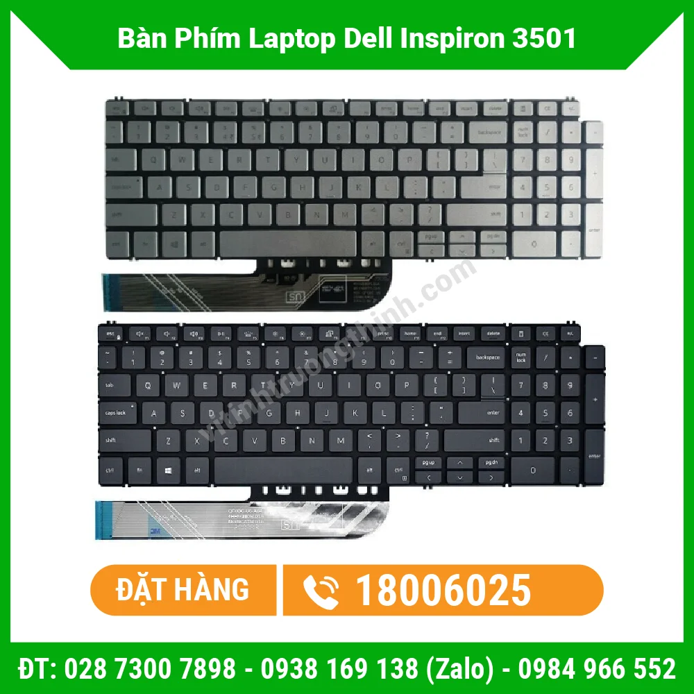 Thay Bàn Phím Laptop Dell Inspiron 3501
