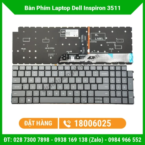 Thay Bàn Phím Laptop Dell Inspiron 3511