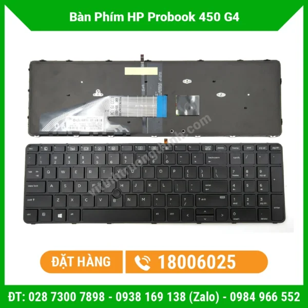 Thay Bàn Phím Laptop HP Probook 450 G4