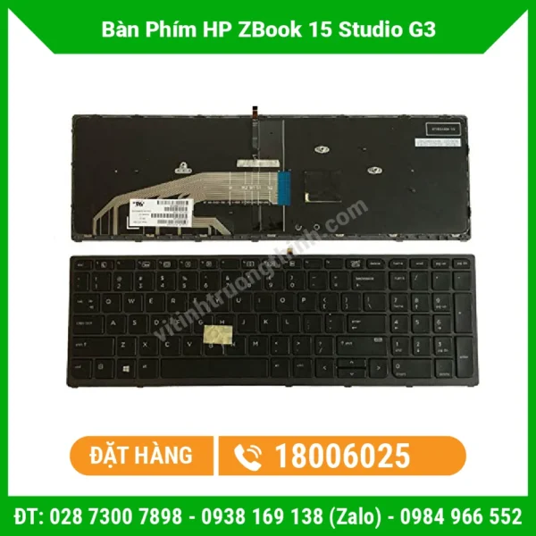 Thay Bàn Phím Laptop HP ZBook 15 Studio G3