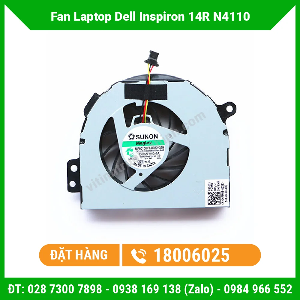 Thay Fan Quạt Laptop Dell Inspiron 14R N4110