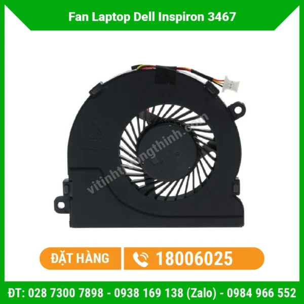 Thay Fan Quạt Laptop Dell Inspiron 3467