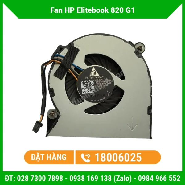 Thay Fan Quạt Laptop HP Elitebook 820 G1