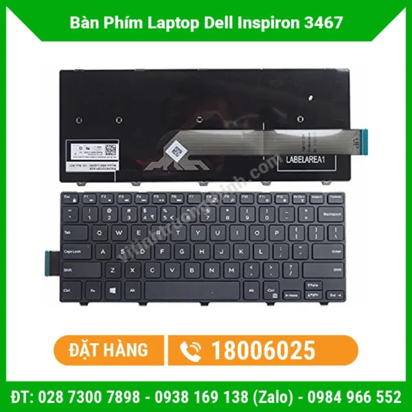 Thay Bàn Phím Laptop Dell Inspiron 3467