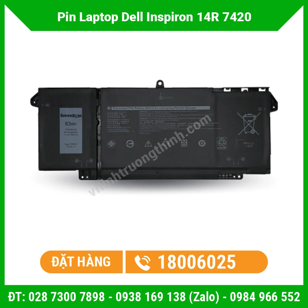 Thay Pin Laptop Dell Inspiron 14R 7420