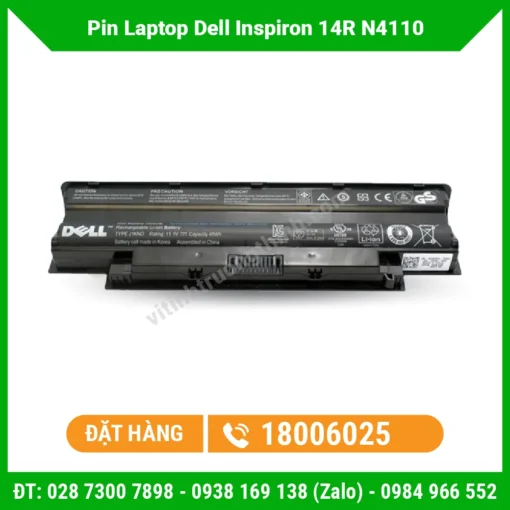 Thay Pin Laptop Dell Inspiron 14R N4110