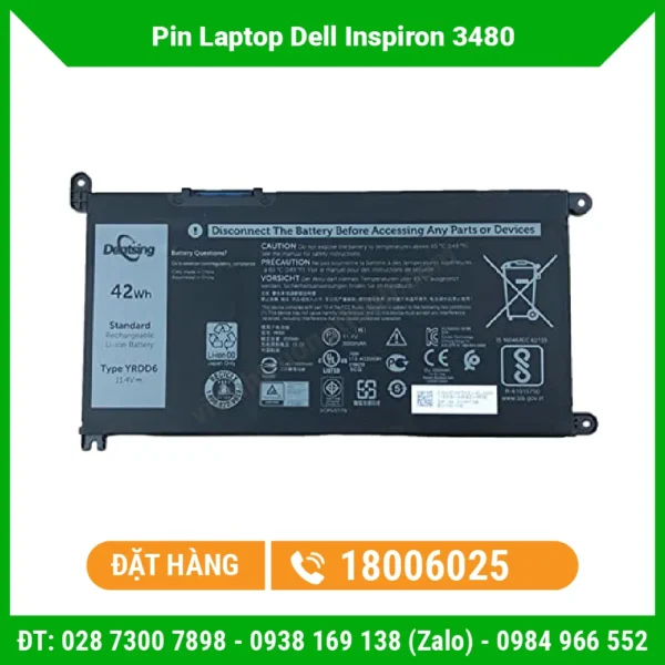 Thay Pin Laptop Dell Inspiron 3480