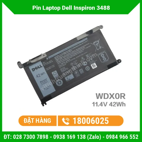 Thay Pin Laptop Dell Inspiron 3488