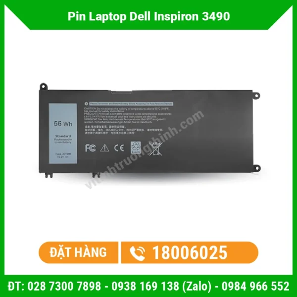 Thay Pin Laptop Dell Inspiron 3490