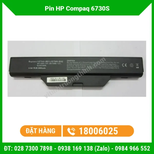 Thay Pin Laptop HP Compaq 6730S