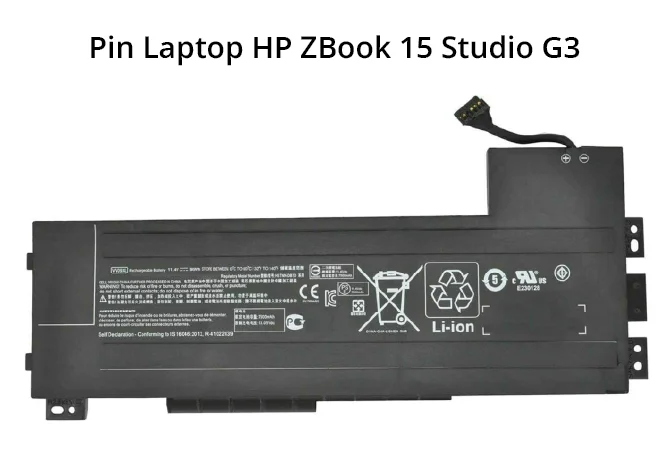 Pin HP ZBook 15 Studio G3