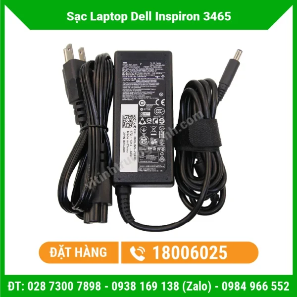 Thay Sạc Laptop Dell Inspiron 3465