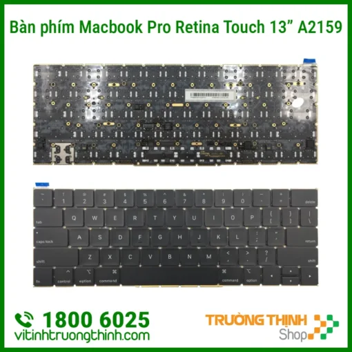 Bàn phím Macbook Pro Retina Touch 13” A2159