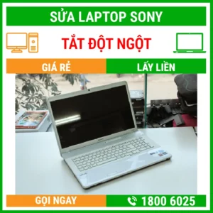 Sửa Laptop Sony Bị Tắt Đột Ngột - Địa Chỉ Sửa Laptop Lấy Liền Uy Tín Giá Rẻ