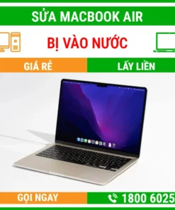 Sửa Macbook Air Bị Vào Nước - Địa Chỉ Sửa Laptop Lấy Liền Uy Tín Giá Rẻ