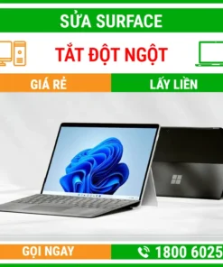 Sửa Surface Bị Tắt Đột Ngột – Địa Chỉ Sửa Laptop Lấy Liền Uy Tín Giá Rẻ