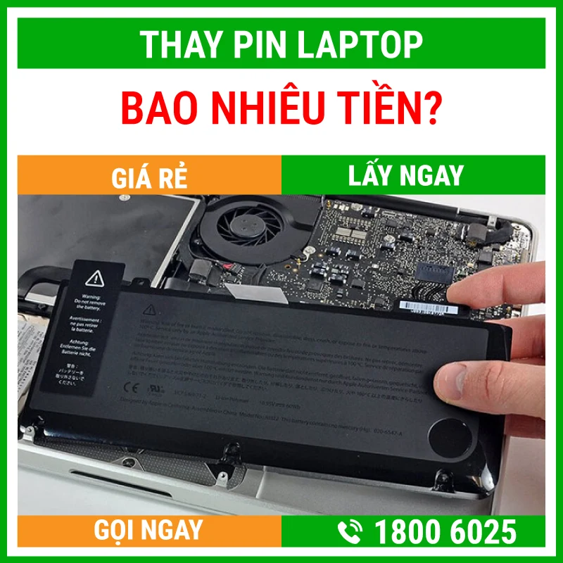FAQ Laptop: Thay Pin Laptop Bao Nhiêu Tiền?