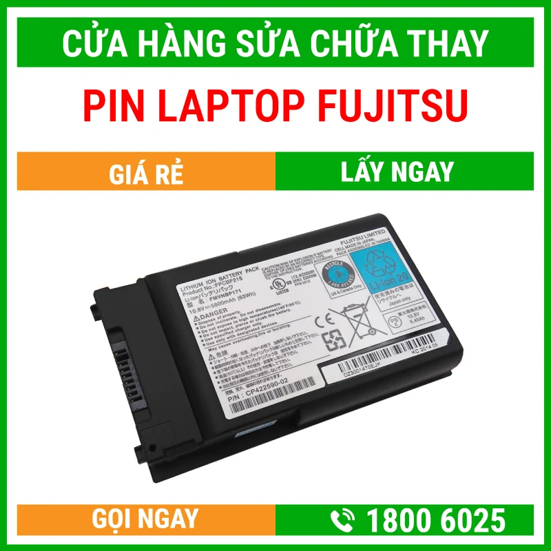 Pin Laptop Fujitsu Giá Rẻ TP.HCM | Vi Tính Trường Thịnh