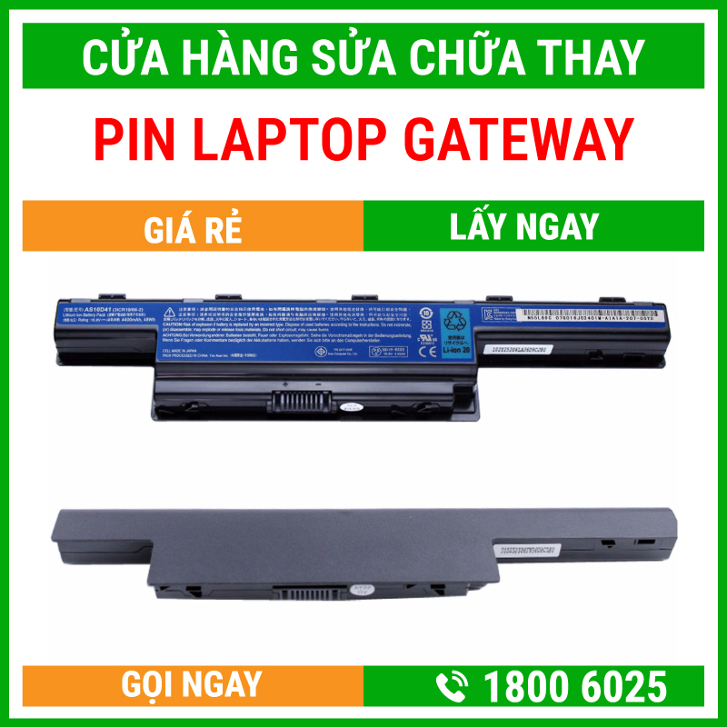Pin Laptop Gateway Giá Rẻ TP.HCM | Vi Tính Trường Thịnh