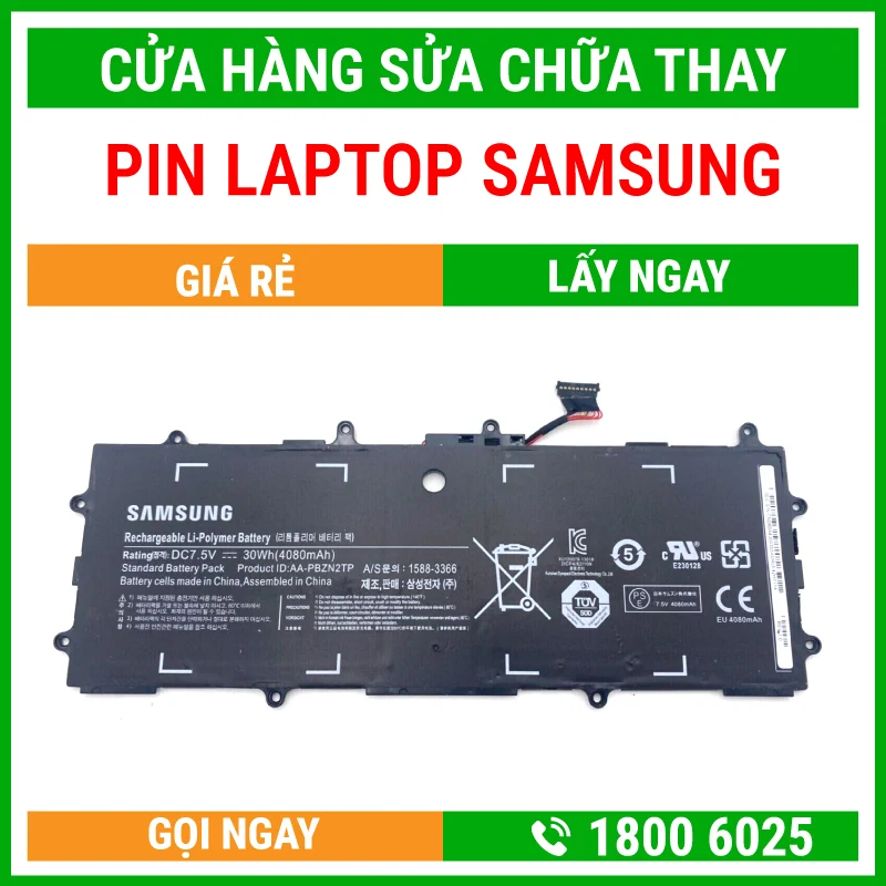 Pin Laptop Samsung Giá Rẻ TP.HCM | Vi Tính Trường Thịnh