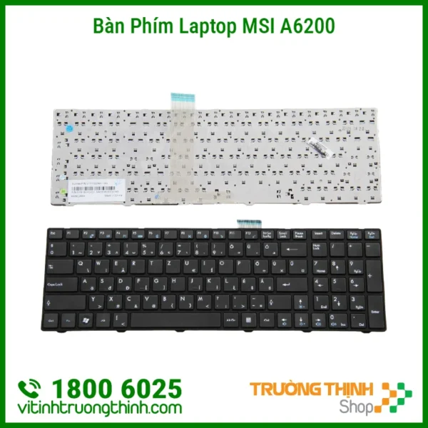 Bàn Phím Laptop Msi A6200