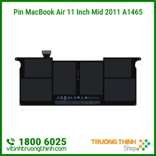 Pin A1495 Chính Hãng Cho MacBook Air 11 Inch Mid 2011 A1465 (2012-2015)