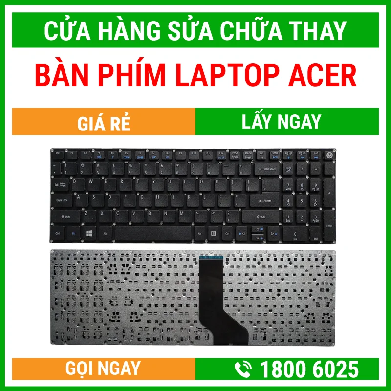 Bàn Phím Laptop Acer Giá Rẻ Lấy Ngay Tại TPHCM