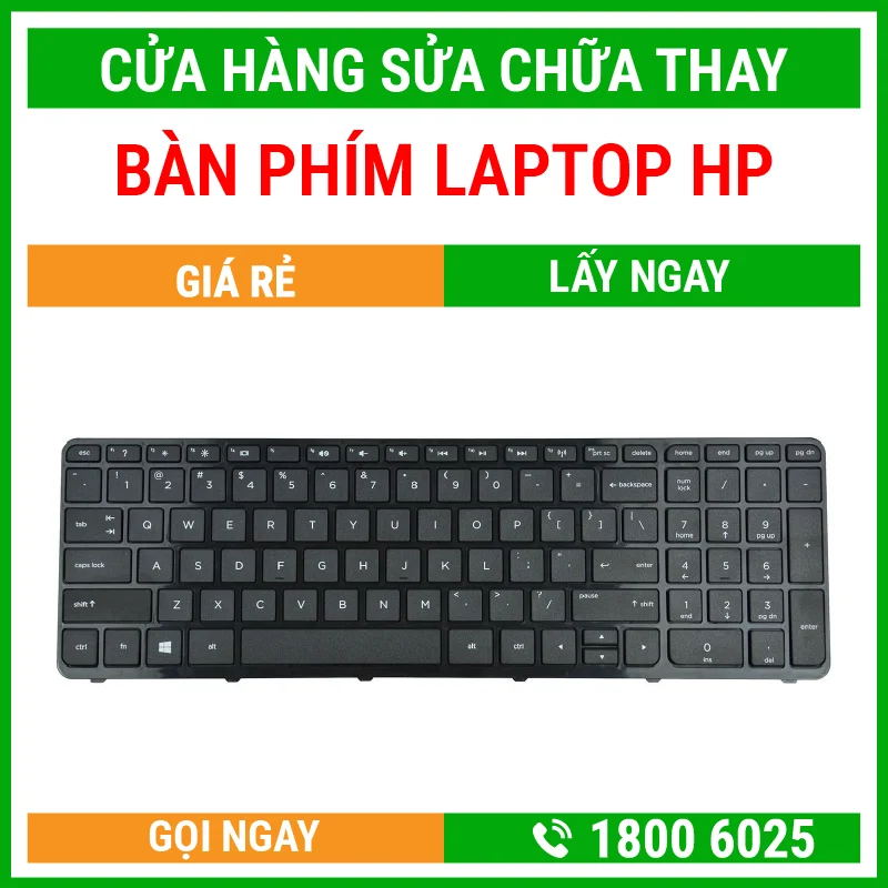 Thay Bàn Phím Laptop HP Giá Rẻ Lấy Ngay