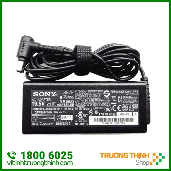 Sạc Adapter Laptop Sony 65W 19.5V 3.3A Đầu Tròn Kim