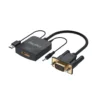 Cáp chuyển VGA sang HDMI VegGieg VZ618 Có Âm Thanh