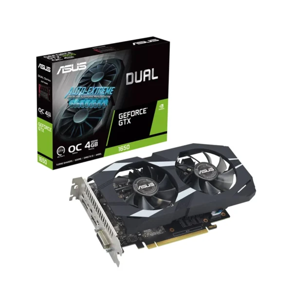 Card Đồ Họa Asus DUAL GTX 1650 O4GD6-P 4Gb Chính Hãng