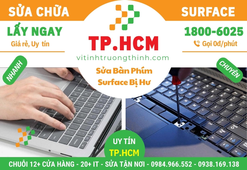 Sửa Bàn Phím Surface Hư Phím – Loạn Phím