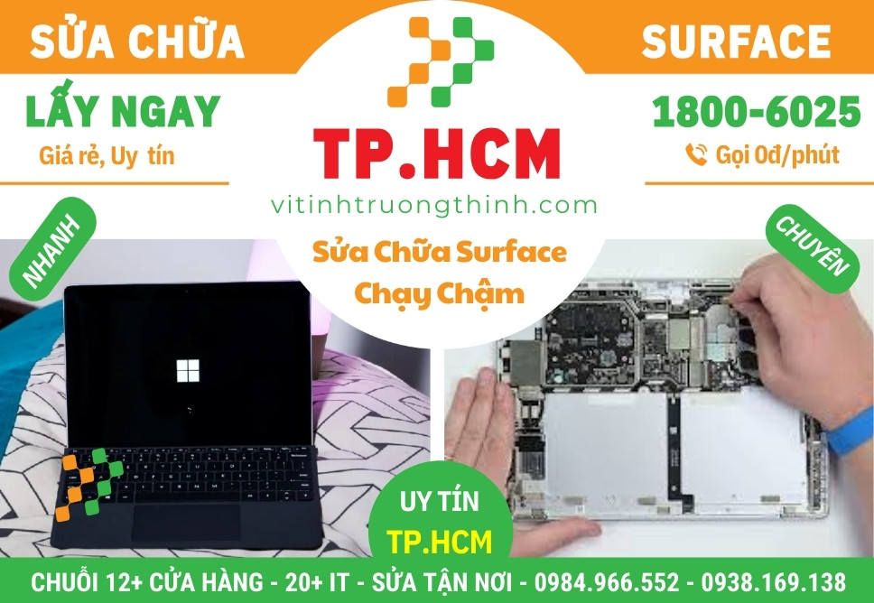 Sửa Chữa Surface Chạy Chậm - Bị Đơ - Treo Máy