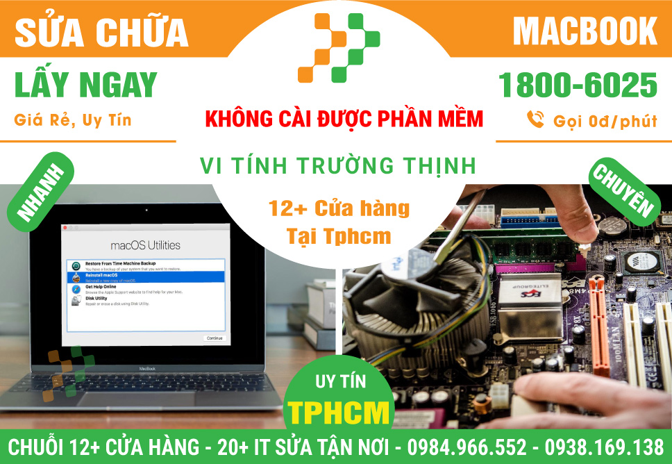 Sửa Chữa Macbook Không Cài Được Phần Mềm