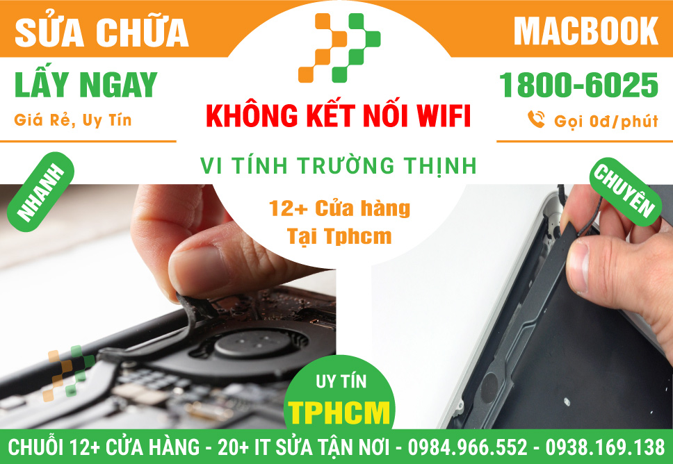 Sửa Chữa Macbook Không Kết Nối Wi-Fi - Bluetooth