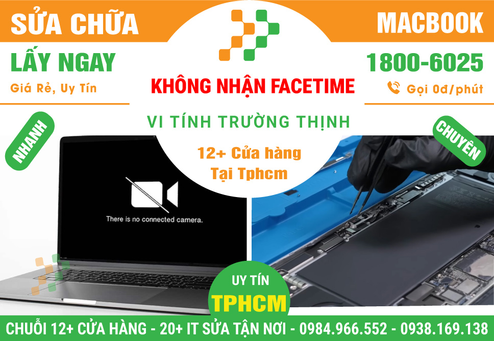 Sửa Chữa Macbook Không Nhận Facetime