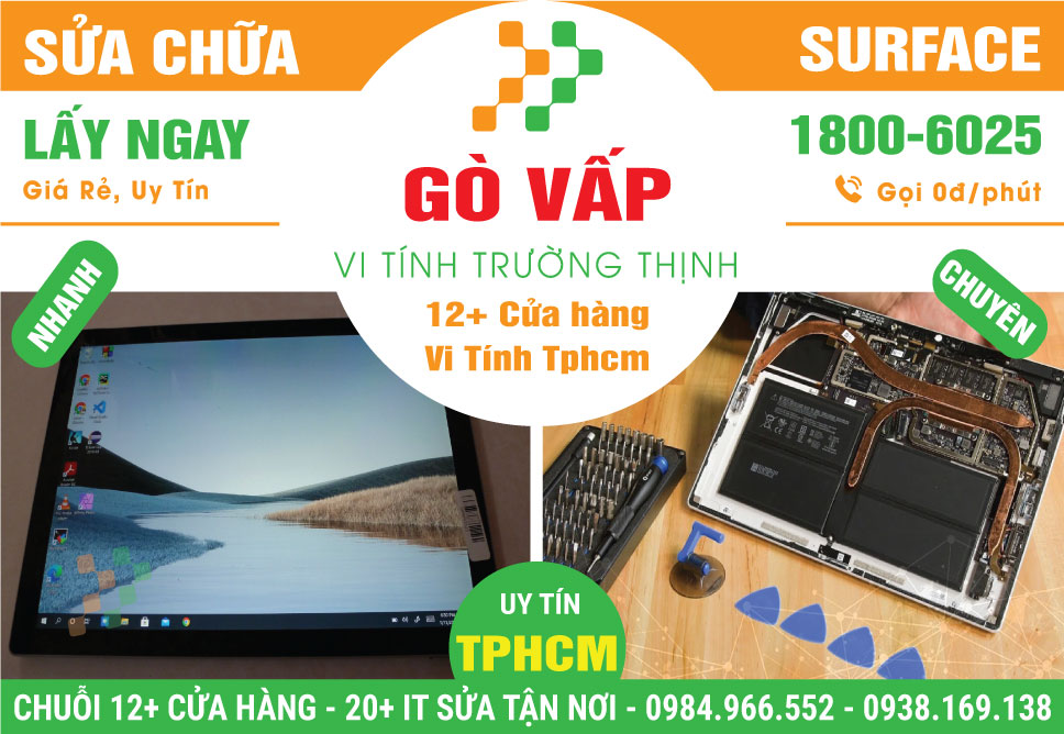 Sửa Surface Quận Gò Vấp Nhanh Chóng