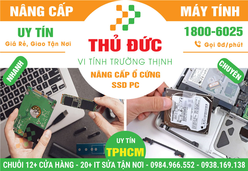Địa Chỉ Lắp Ổ Cứng SSD PC Tại Quận Thủ Đức Lấy Ngay