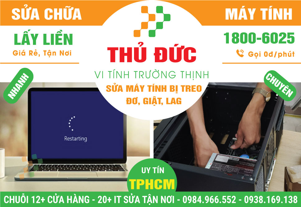 Dịch Vụ Sửa Máy Tính Bị Treo Tại Thủ Đức | Giá Rẻ, Uy Tín