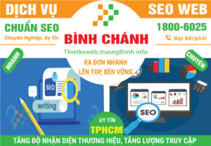 Review Dịch Vụ Seo Website Huyện Bình Chánh