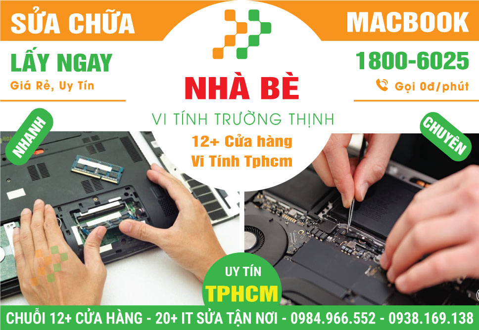 Sửa MacBook Huyện Nhà Bè | Tận Tâm Uy Tín