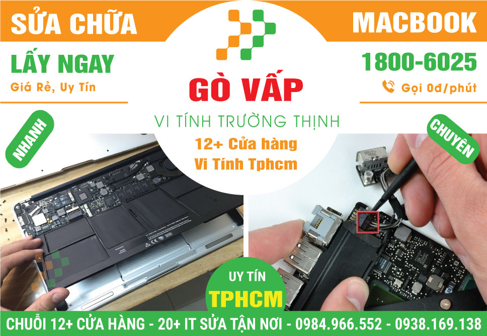 Sửa MacBook Quận Gò Vấp | Chuyên Nghiệp