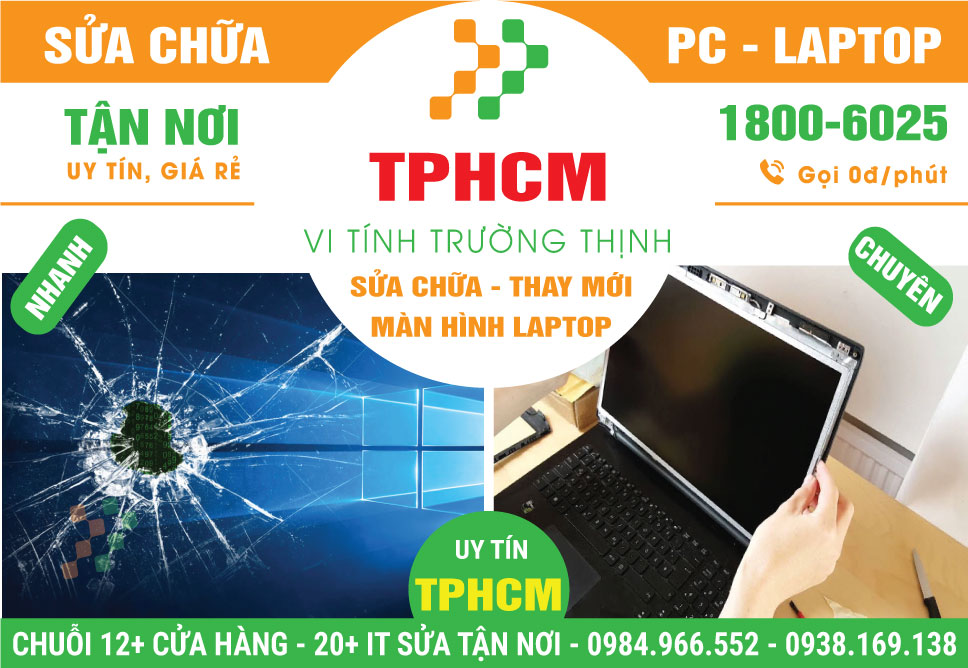 Sửa Laptop Vỡ Màn Hình – Thay Màn Hình Chính Hãng Ở TPHCM