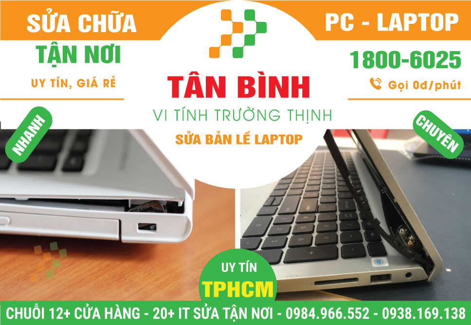 Sửa Bản Lề Laptop Quận Tân Bình